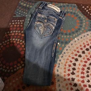 Rock and revival jeans size 25; 3 pairs